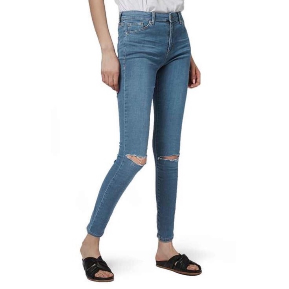 Topshop | Moto Leigh Super Soft Ankle Grazer Jean